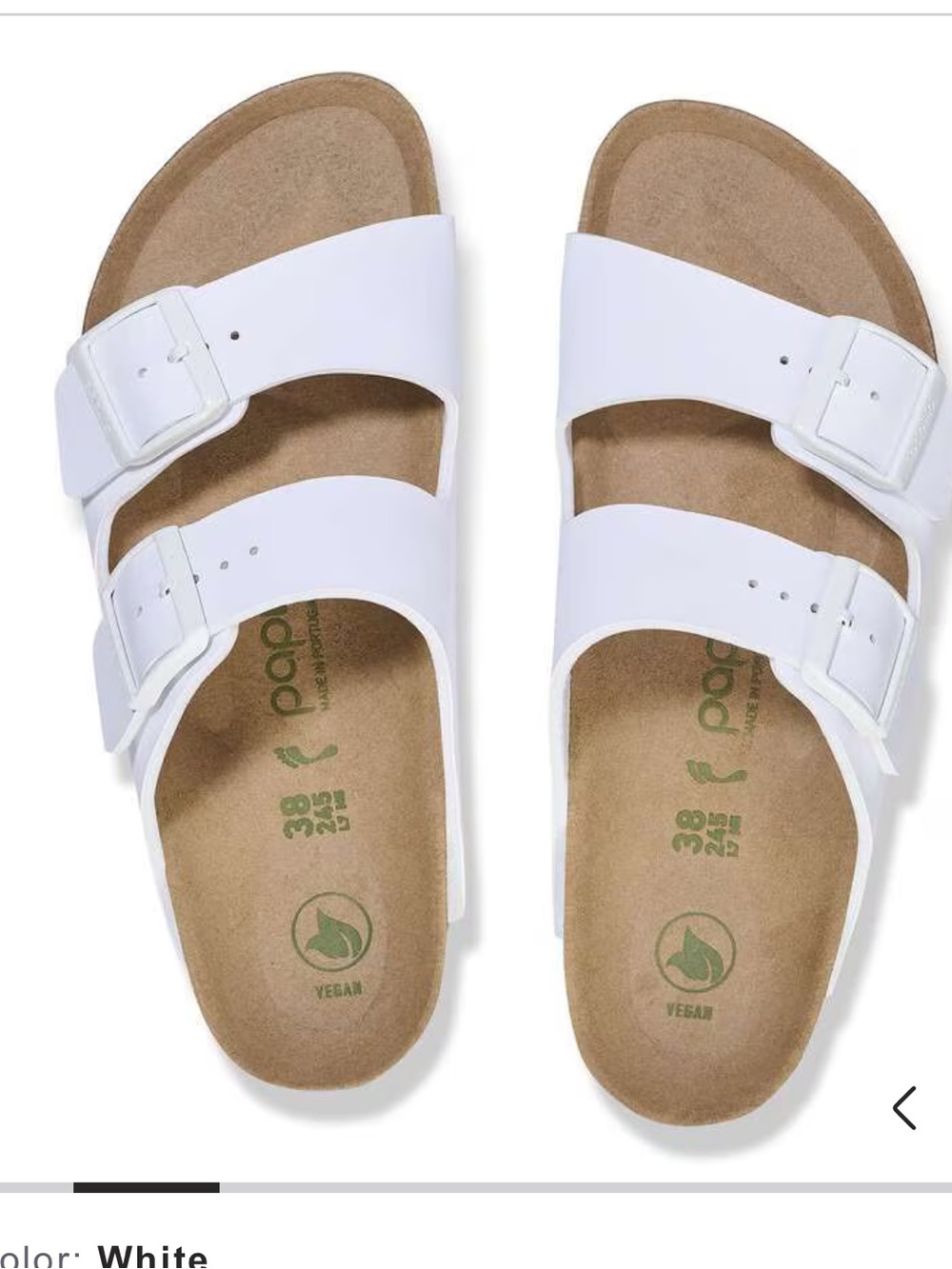 Birkenstock Arizona Flex Platform - White 38 - Picture 4 of 7